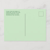 Woestijn Planten, Reuzenrotsblokken, Joshua Tree N Briefkaart (Achterkant)