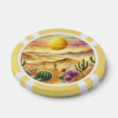 woestijn poker chips (Enkel)