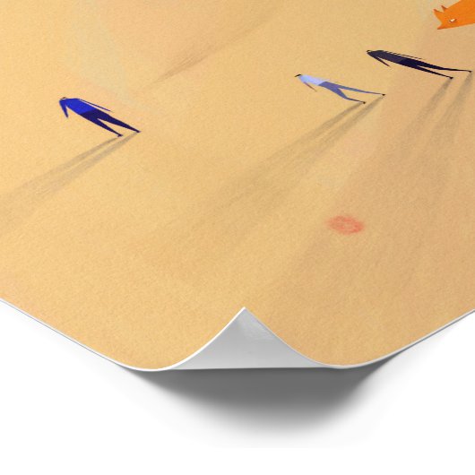 woestijn poster (Hoek)