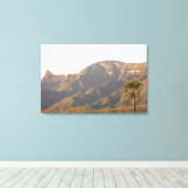 Woestijn ranch landschap nabij Monterey, Mexico. Canvas Afdruk (Insitu (Houten vloer))