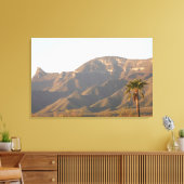 Woestijn ranch landschap nabij Monterey, Mexico. Canvas Afdruk (Insitu (Woonkamer))