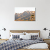 Woestijn ranch landschap nabij Monterey, Mexico. Canvas Afdruk (Insitu (Slaapkamer))