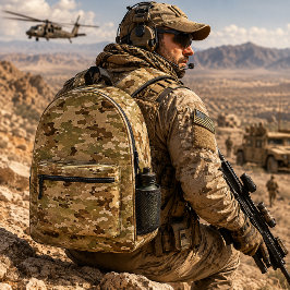 Woestijn Recon Tactisch Camouflagepatroon Bedrukte Rugzak