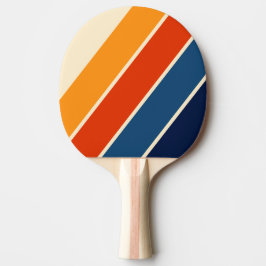 Woestijn Retro Regenboog Vet Gestreept Tafeltennisbatje