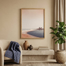 Woestijn Rivier Muur Kunst voor Woonkamer Decorati Poster