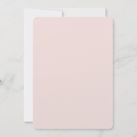 Woestijn Roos en Cactus Wedding Kaart (Achterkant)