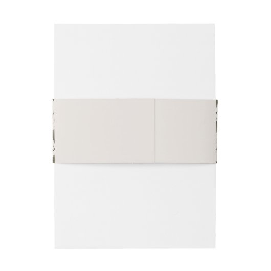 Woestijn Roos Roze & Groen Bloemen Greenery Weddin Uitnodigingen Wikkel (Achterkant Voorbeeld)