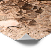 Woestijn Roos. Tunesië. Poster (Hoek)