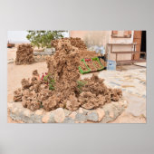 Woestijn Roos. Tunesië. Poster (Voorkant)