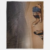 WOESTIJN 'S NACHTS FLEECE DEKEN (Voorkant)