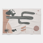 Woestijn Saguaro Cactus Modern Theedoek (Horizontaal)