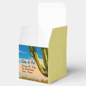 Woestijn Saguaro Cactus Trouwdatum Locatie Bedankdoosjes (Geopend)