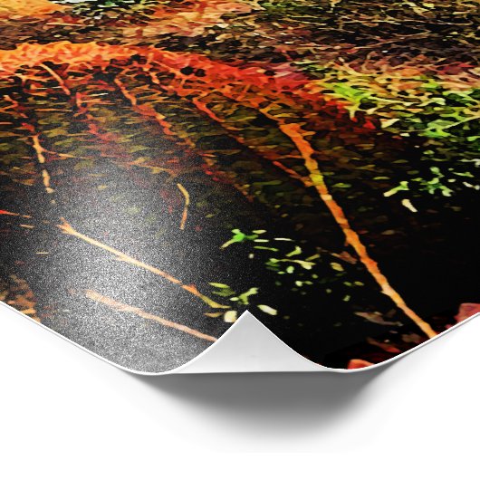 Woestijn Schilderachtig Paarse bijgeloof Mountain  Foto Afdruk (Hoek)