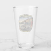 Woestijn Spier Retro Pickup Design Glas (Achterkant)