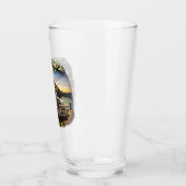 Woestijn Spier Retro Pickup Design Glas (Links)