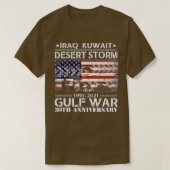 Woestijn Storm 30e Jubileum 1991-2021 Vete Vete T-shirt (Design voorkant)
