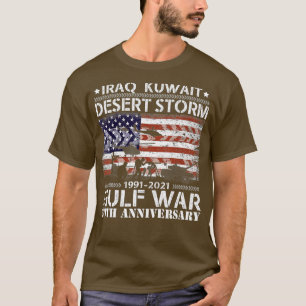 Woestijn Storm 30e Jubileum 1991-2021 Vete Vete T-shirt