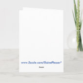 Woestijn Succulent in Heldere Zon en Schaduw Kaart (Achterkant)