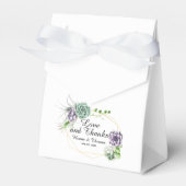 Woestijn Succulent Wedding Bedankdoosjes (Voorkant Zijde)