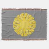 Woestijn Sun! grijs Deken (Voorkant)