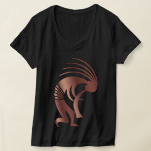 Woestijn Sun Zuidwest Kokopelli T-shirt