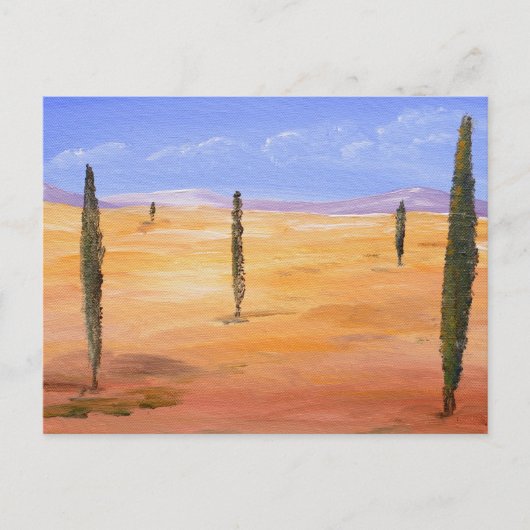 woestijn - Surreal Briefkaart (Voorkant)