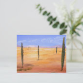 woestijn - Surreal Briefkaart (Staand voorkant)