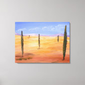 Woestijn - Surrealistisch Canvas Afdruk (Voorkant)