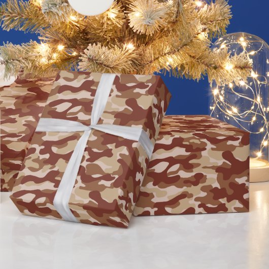 Woestijn Tan Camo Cadeaupapier (Feestdagen)