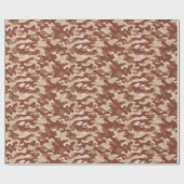 Woestijn Tan Camo Cadeaupapier (Vlak)