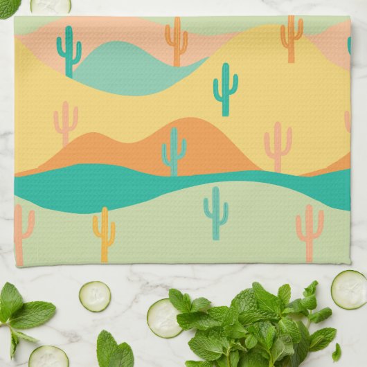 woestijn theedoek (Gevouwen)