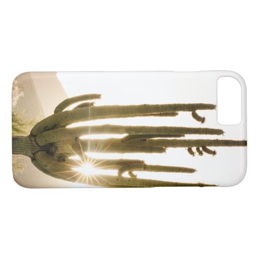 Woestijn Thema Telefoonhoes met Cactus Case-Mate iPhone Case (Achterkant (Horizontaal))