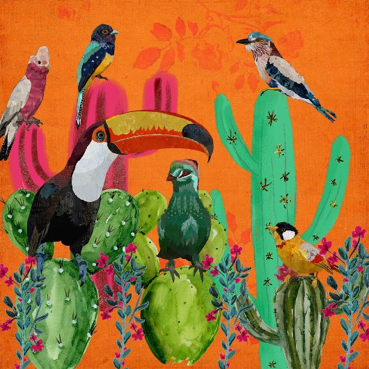 WOESTIJN UILEN WANDKLEED