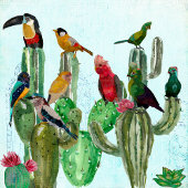 WOESTIJN UILEN WANDKLEED