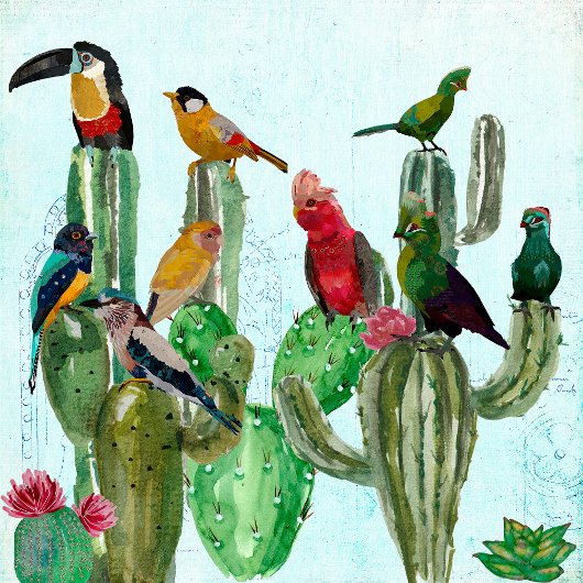 WOESTIJN UILEN WANDKLEED