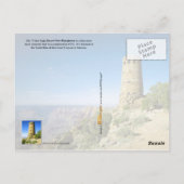 Woestijn Uitzicht Watchtower, Grand Canyon, AZ Briefkaart (Achterkant)