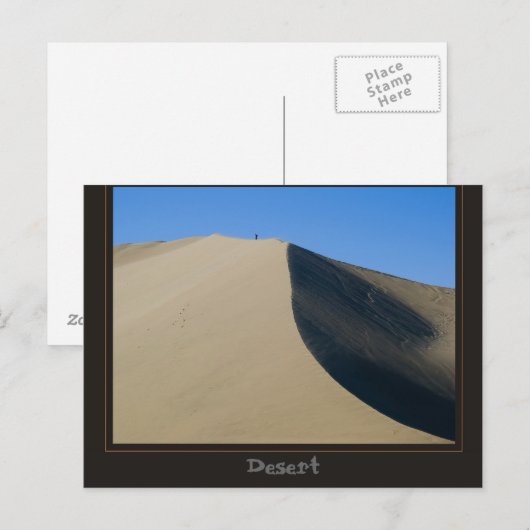 woestijn van Ica, Peru Briefkaart (Voorkant / Achterkant)