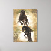 Woestijn van joy - omcirkeld canvas (Voorkant)