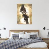 Woestijn van joy - omcirkeld canvas (Insitu (Slaapkamer))