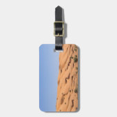 woestijn van Wahiba Sands - Oman Bagagelabel (Voorkant verticaal)