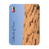 woestijn van Wahiba Sands - Oman Magneet (Verticaal)