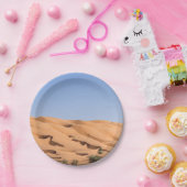 woestijn van Wahiba Sands - Oman Papieren Bordje (Feest)