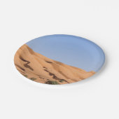 woestijn van Wahiba Sands - Oman Papieren Bordje (Gekanteld)