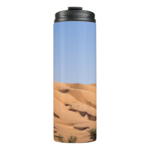 woestijn van Wahiba Sands - Oman Thermosbeker