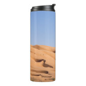 woestijn van Wahiba Sands - Oman Thermosbeker (Gedraaid links)
