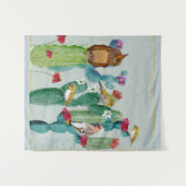 WOESTIJN VAN ZANGVOGELS WANDKLEED (Voorkant (horizontaal))
