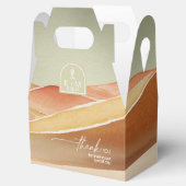 Woestijn Vibes bruiloft landschap dank u ID1019 Bedankdoosjes (Geopend)