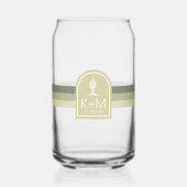 Woestijn Vibes Bruiloft Sage ID1019 Blikvorm Glas (Voorkant)