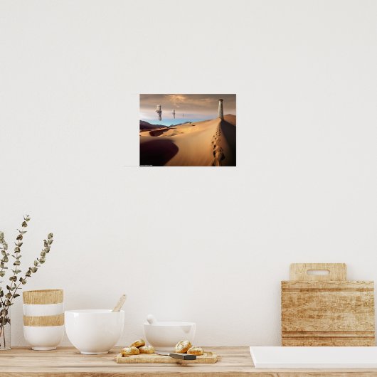 Woestijn Watchtower Poster (Keuken)