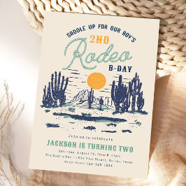  Woestijn Western Wild West 2e Verjaardag Kaart